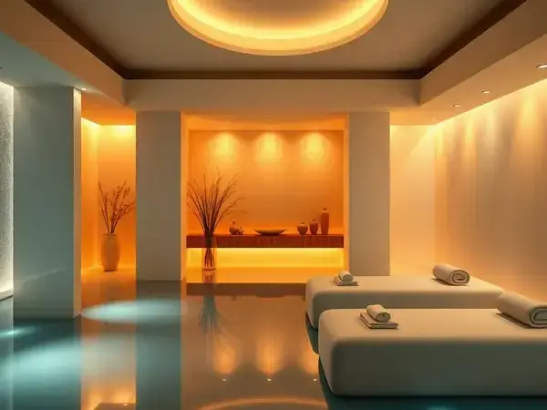 Spa wellness center lighting
