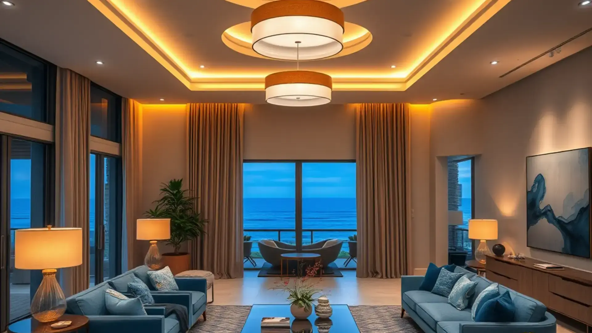 Elegant residential lighting design